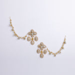 Load image into Gallery viewer, CHHAYA SET ( EARRINGS, TIKKA, PAIR OF HATHPHOO, EARCHAIN )