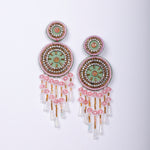 Load image into Gallery viewer, HEERA SET ( EARRINGS, TIKKA, PAIR OF HATHPHOOL, NACKLACE )