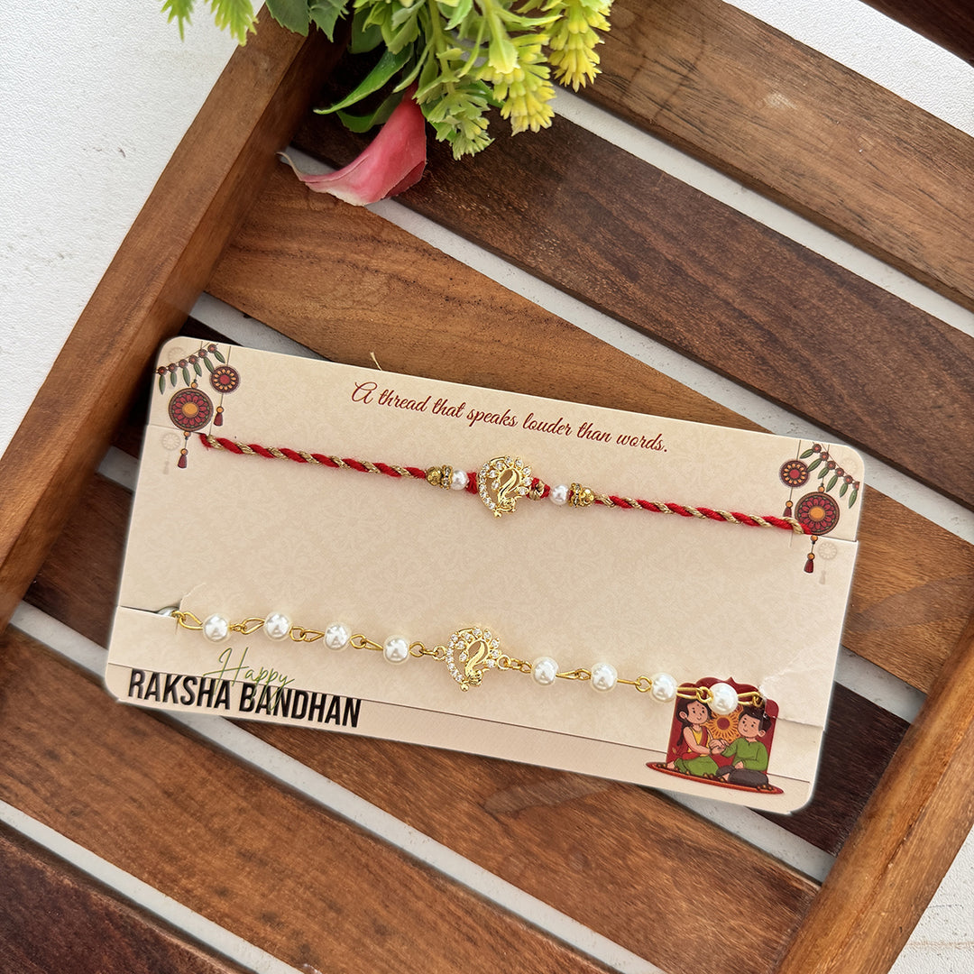 HANSHIKA BHAIYA BHABHI RAKHI SET