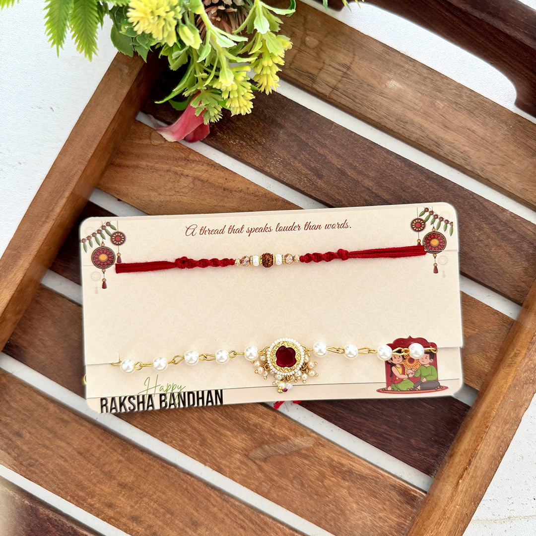 SHIV SHAKTI BHAIYA BHABHI RAKHI SET