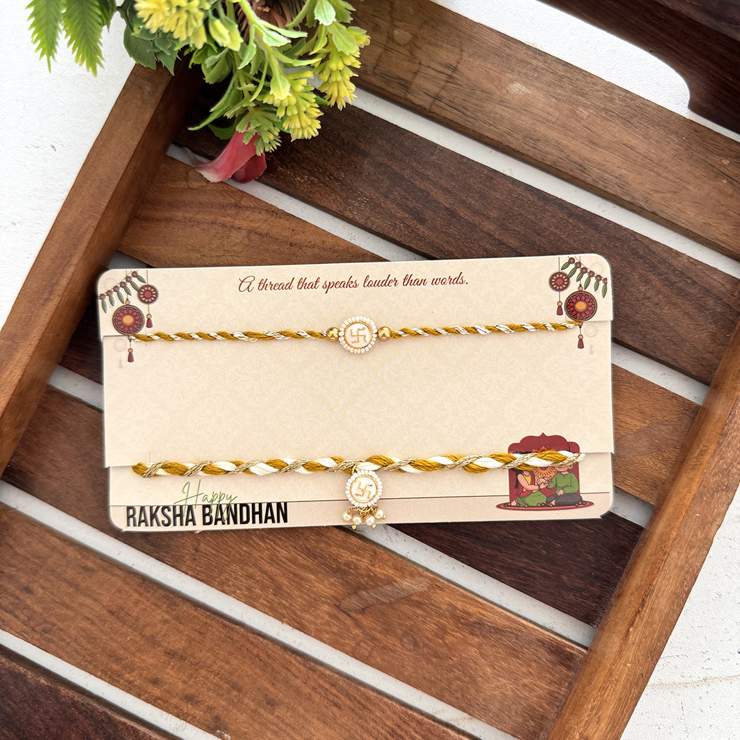 SHUBH BHAIYA BHABHI RAKHI SET