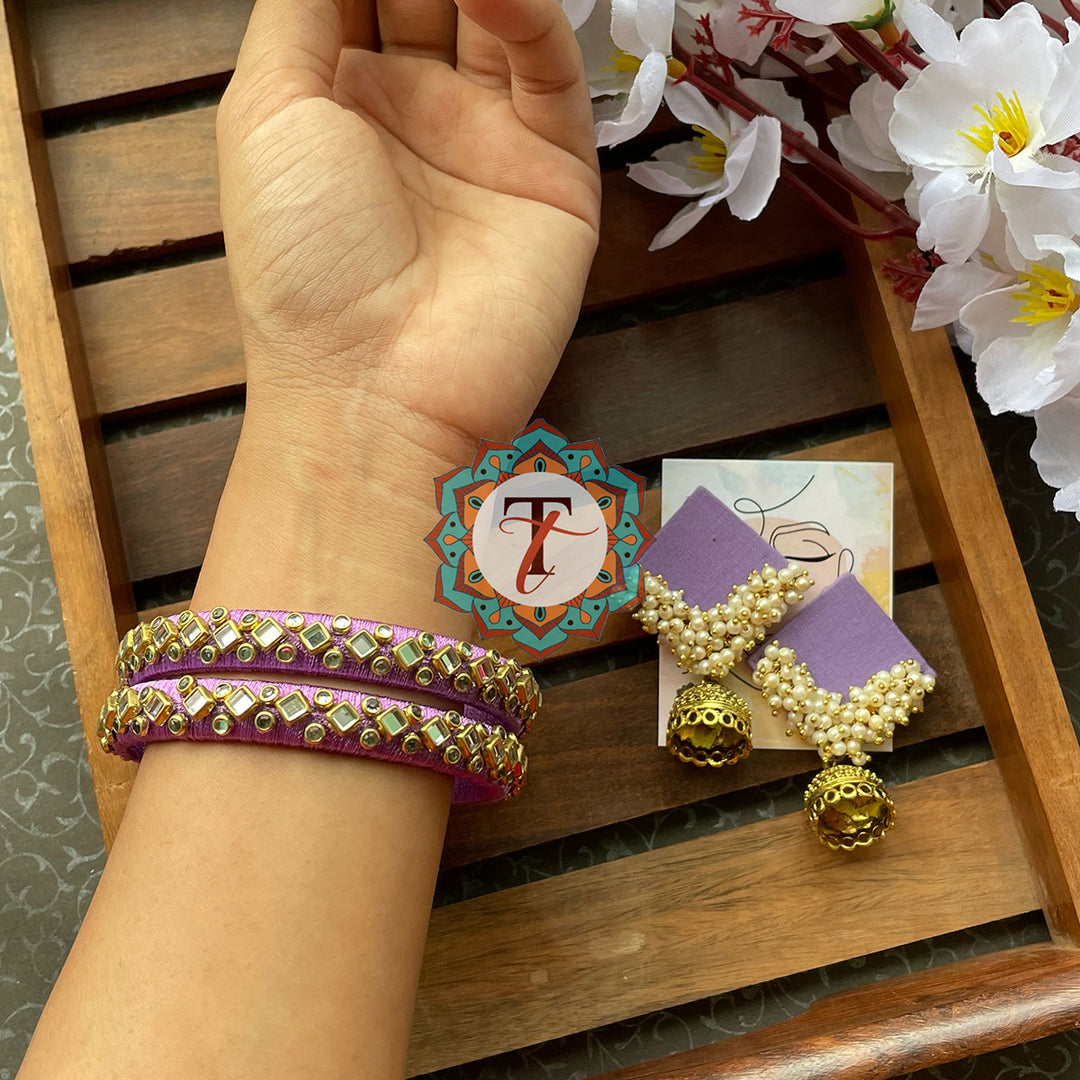 DRITI EARRINGS & BANGLE COMBO
