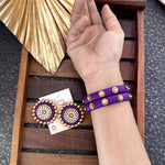 Load image into Gallery viewer, VIDHI EARRINGS &amp; BANGLE COMBO