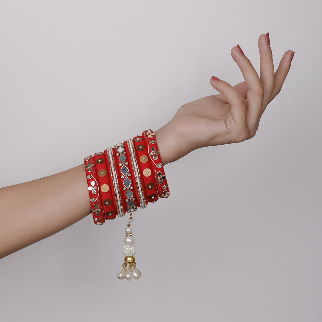 RUBI BANGLES SET