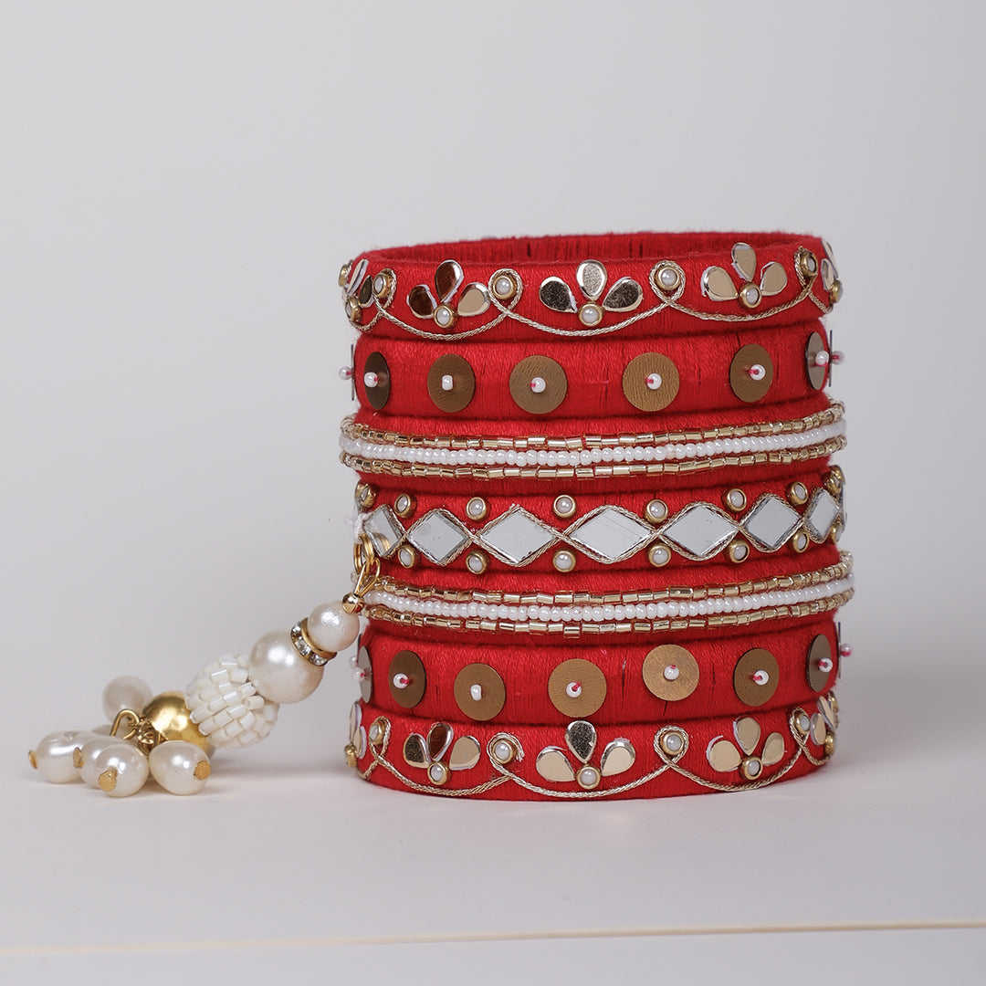 RUBI BANGLES SET