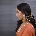 Load image into Gallery viewer, SHALLY SET ( EARRINGS, TIKKA, PAIR OF BANGLES, NACKLACE, EARCHAIN )
