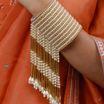 Load image into Gallery viewer, RUHI SET ( EARRINGS, TIKKA, PAIR OF BANGLES, NACKLACE, EARCHAIN )