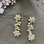 Load image into Gallery viewer, SHRUTI SET ( EARRINGS, TIKKA, PAIR OF HATHPHOOL, EARCHAIN )