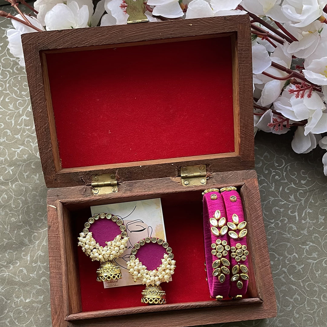 RUPA EARRINGS & BANGLE COMBO