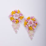 Load image into Gallery viewer, PHOOL SET ( EARRINGS, TIKKA, PAIR OF HATHPHOOL, NACKLACE )