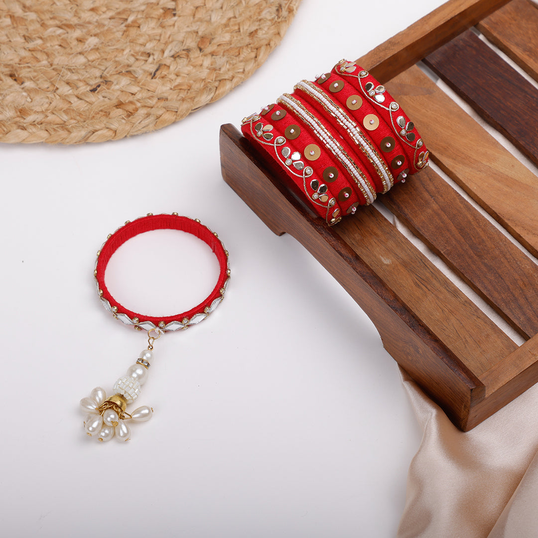 RUBI BANGLES SET